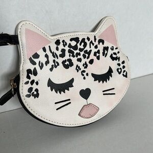 Betsey Johnson Luv Betsey Cat Coin Purse Wristlet